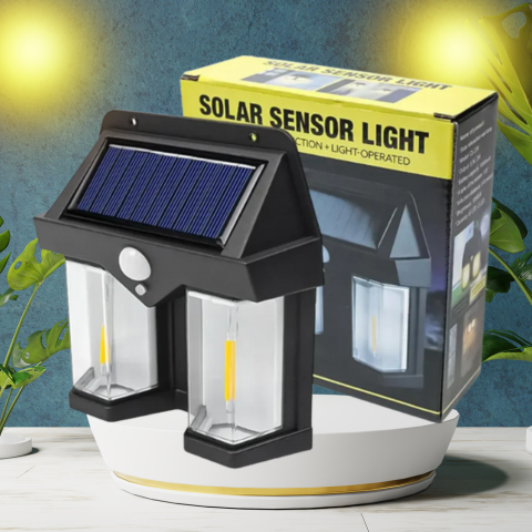 Lampe Solaire Murale Double Ampoules LED