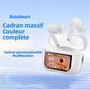 Airpods A9 PRO - Écran tactile-Réduction de Bruit Active ANC