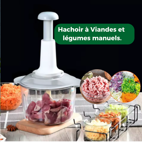 Hachoir Manuel Premium pour épices  2 Litres